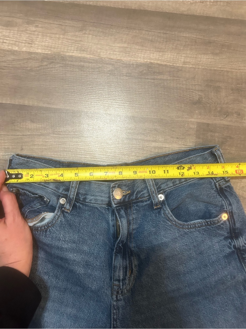 Aeropostale Women’s Straight-Leg Jeans in Blue Wash size 8 - Picture 5 of 7